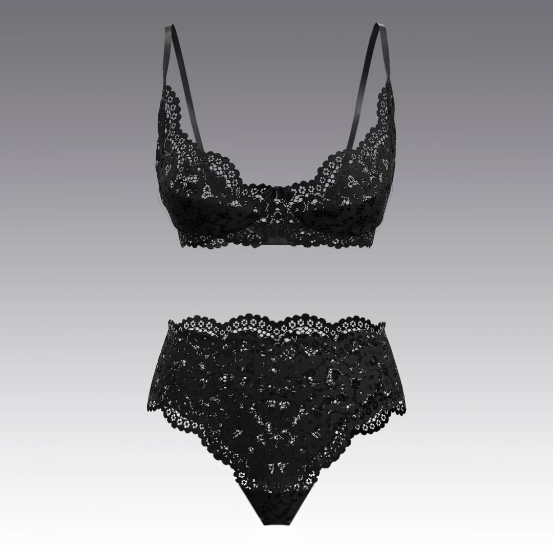 Комплект из кружева 4004.16.21 ARDI черный