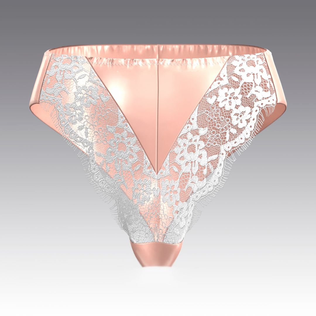 Бразилиано из шелка и кружева 4068.21 ARDI персиковый