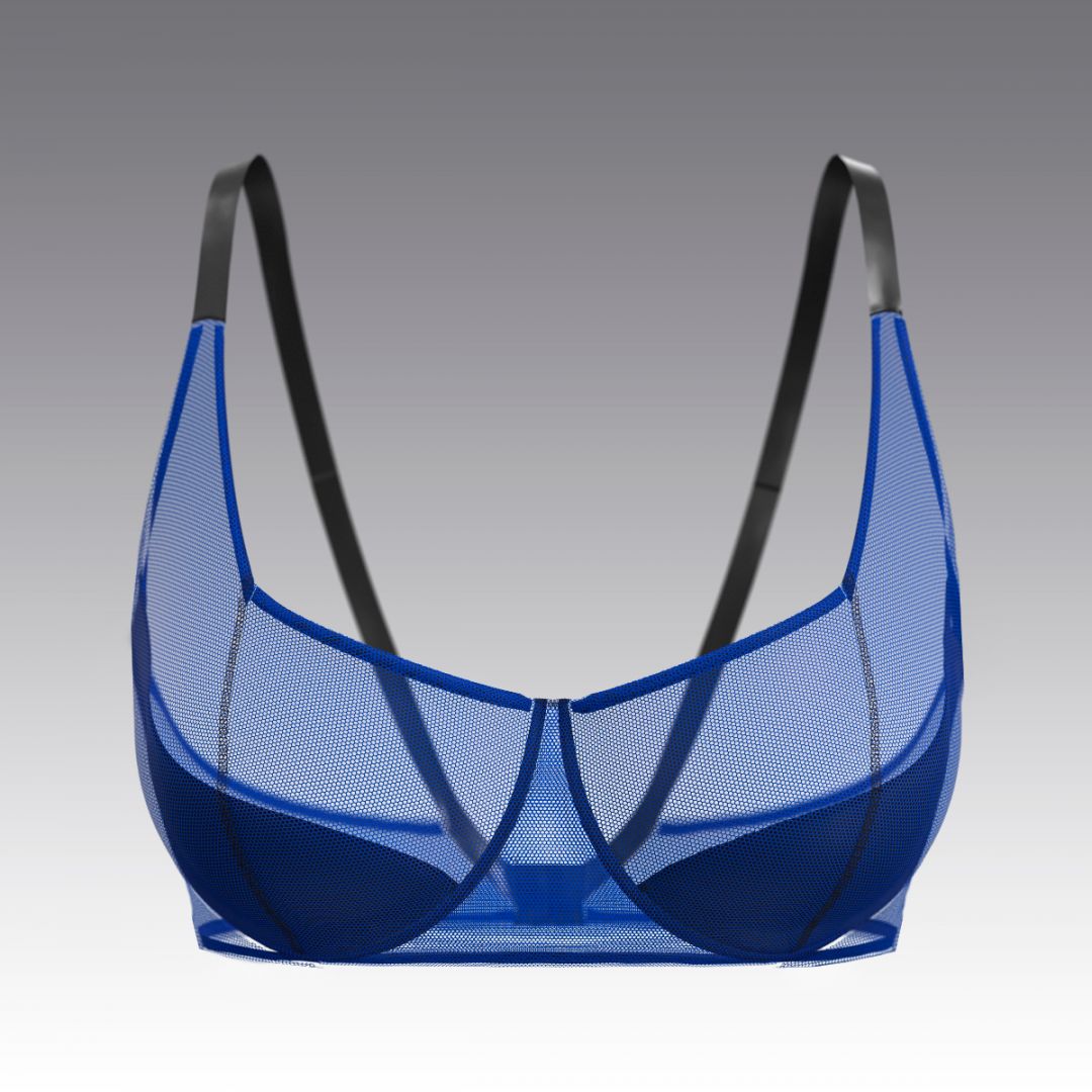 Бюстгальтер из сетки 4011.16 ARDI синий