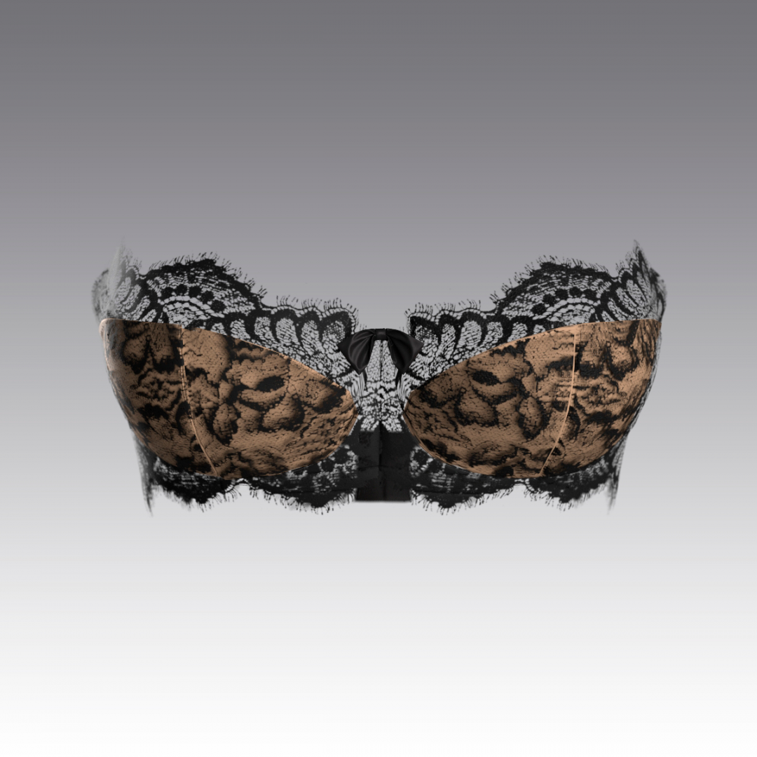 Бюстгальтер-балконет из кружева Шантильи 4044.18 ARDI черный