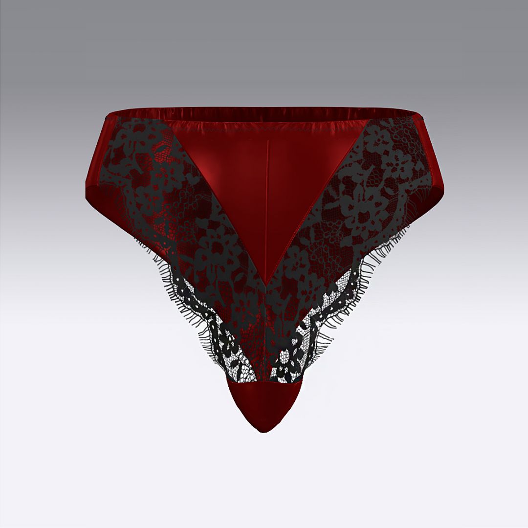 Бразилиано из шелка и кружева 2942.22 ARDI рубиновый