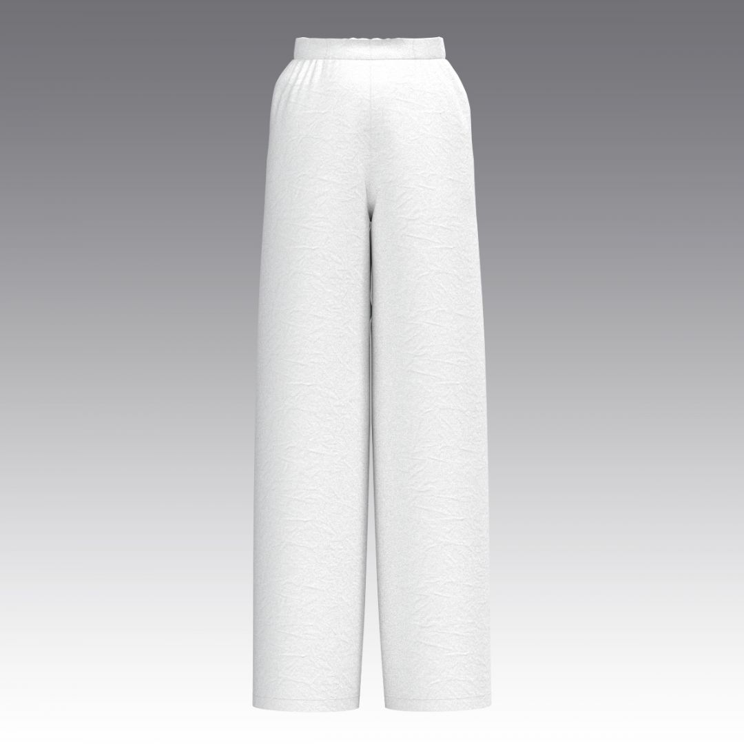 Брюки из вареного хлопка 2983.58 ARDI белый