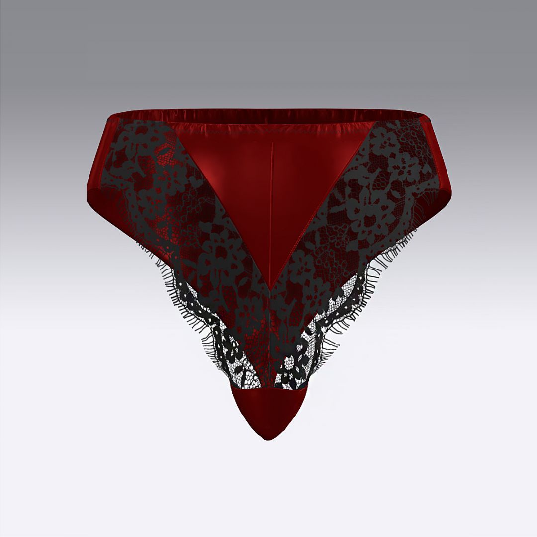 Бразилиано из шелка и кружева 2942.22 ARDI рубиновый