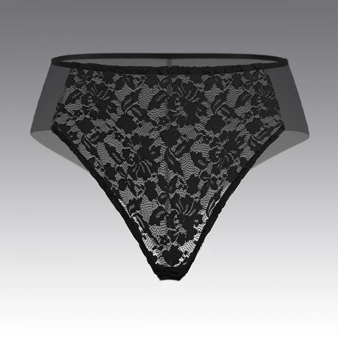 Высокие бразилиано из кружева 2963.21 ARDI черный