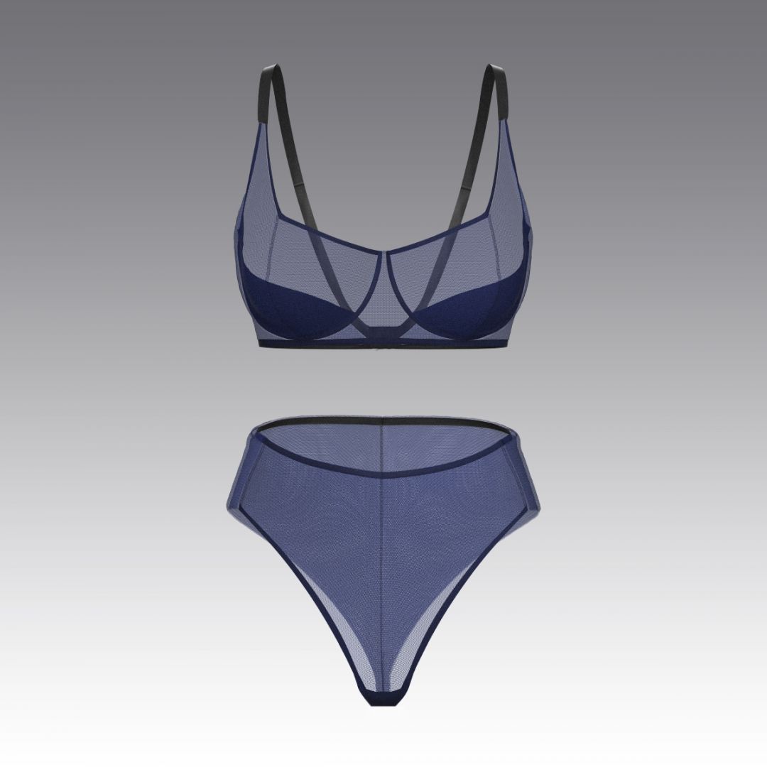 Комплект из тюля 2956.16.21 ARDI джинс