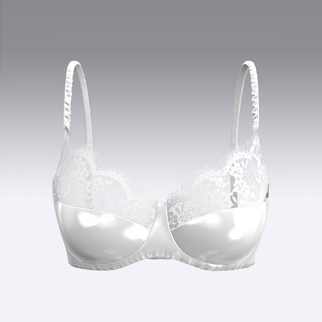 Бюстгальтер из шелка и кружева 2940.12 ARDI молочный