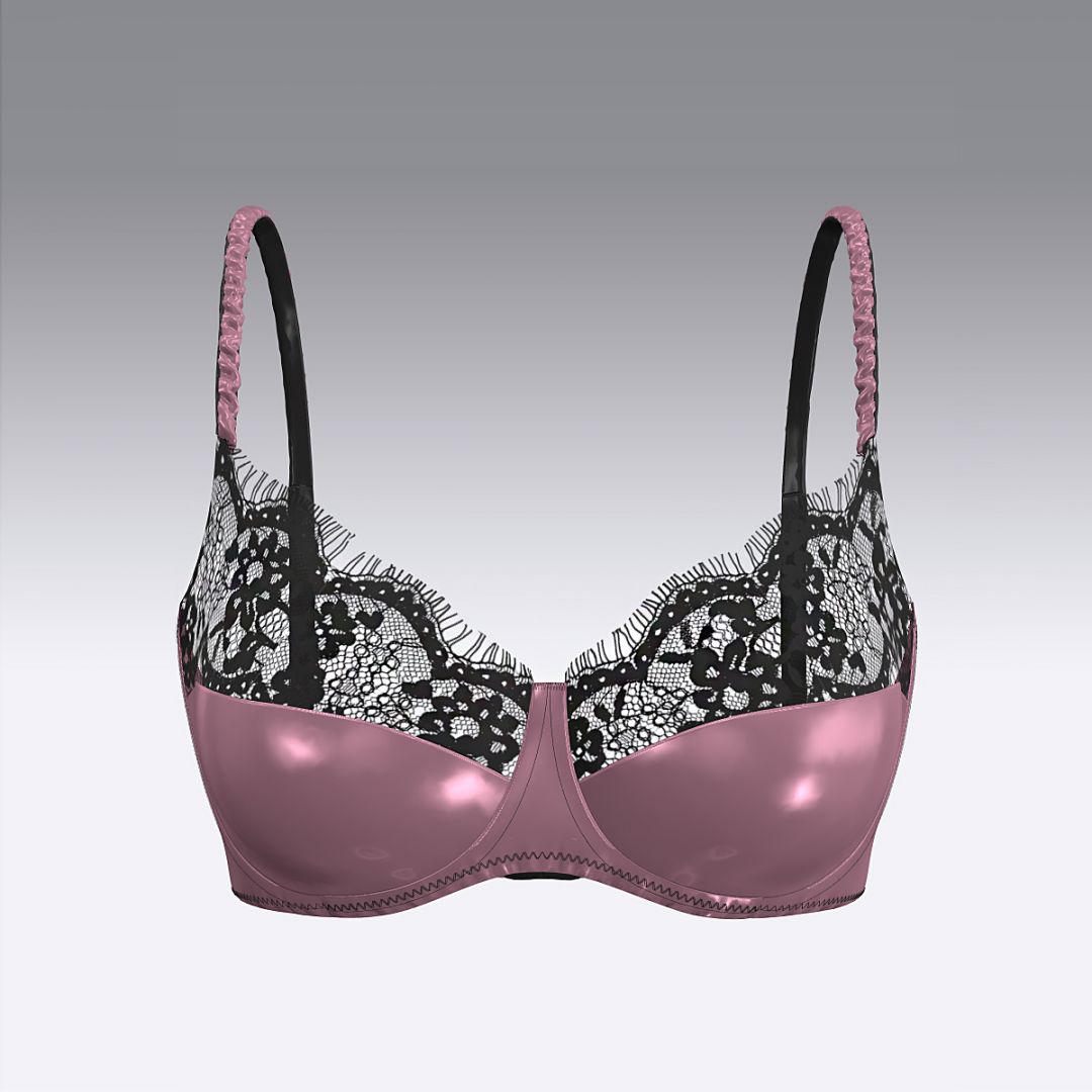 Бюстгальтер из шелка и кружева 2943.12 ARDI пион