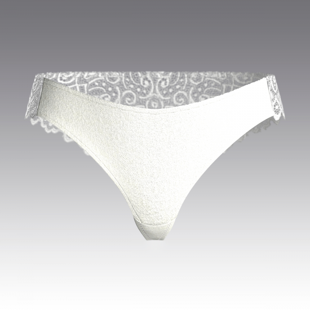 Бразилиано из хлопка с кружевом 2707.22 ARDI белый