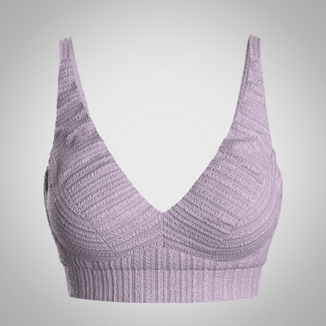 Топ из трикотажа в рубчик 2938.13 ARDI сиреневый