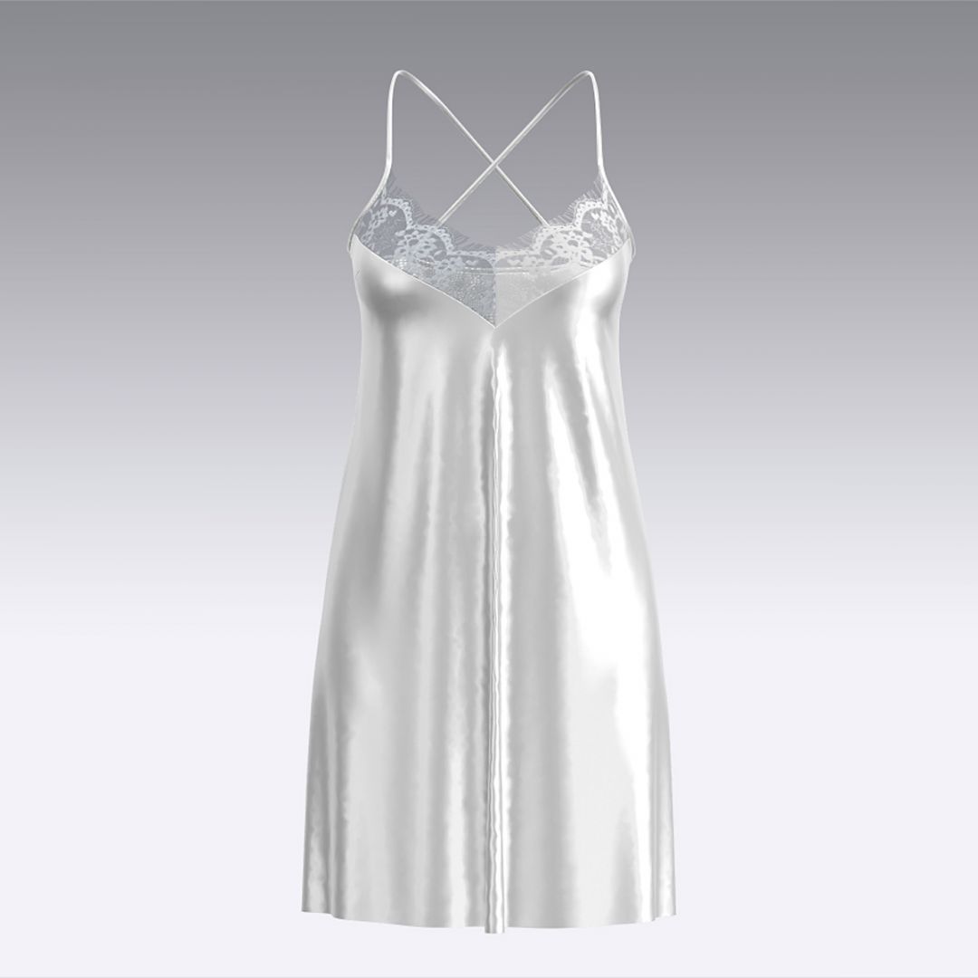 Ночная сорочка из шелка 2940.42 ARDI молочный