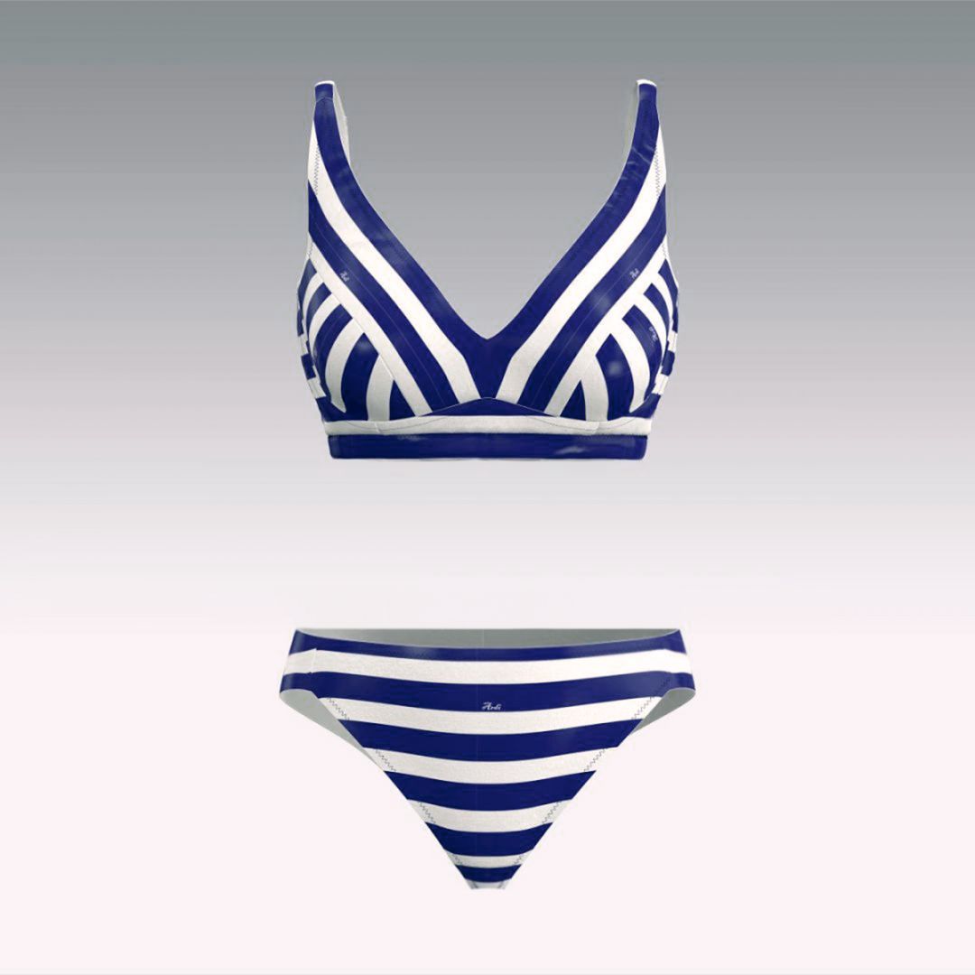 Купальник раздельный в полоску 3031.13.28 ARDI синий