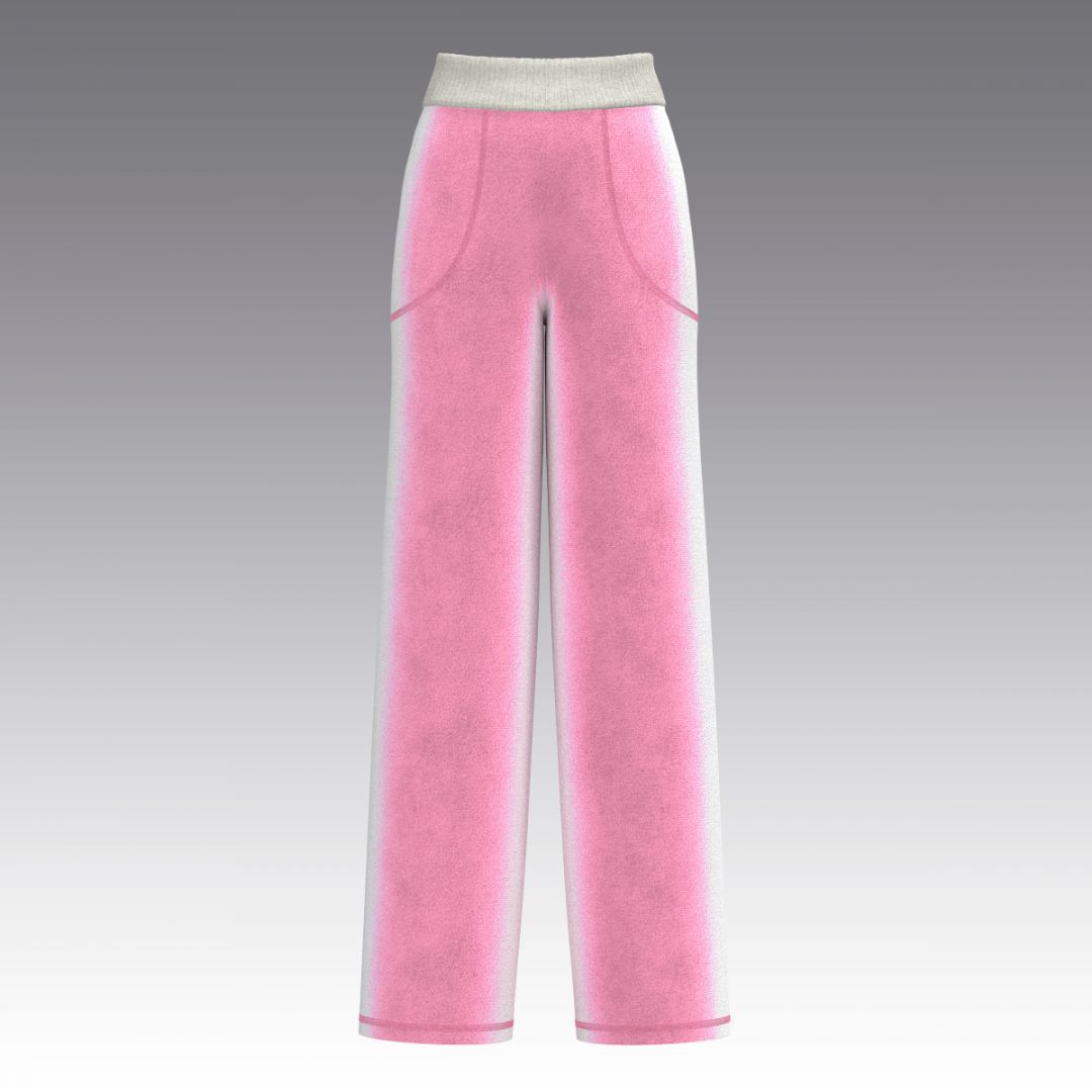 Брюки из бархата в стиле Barbie 2953.58 ARDI розовый