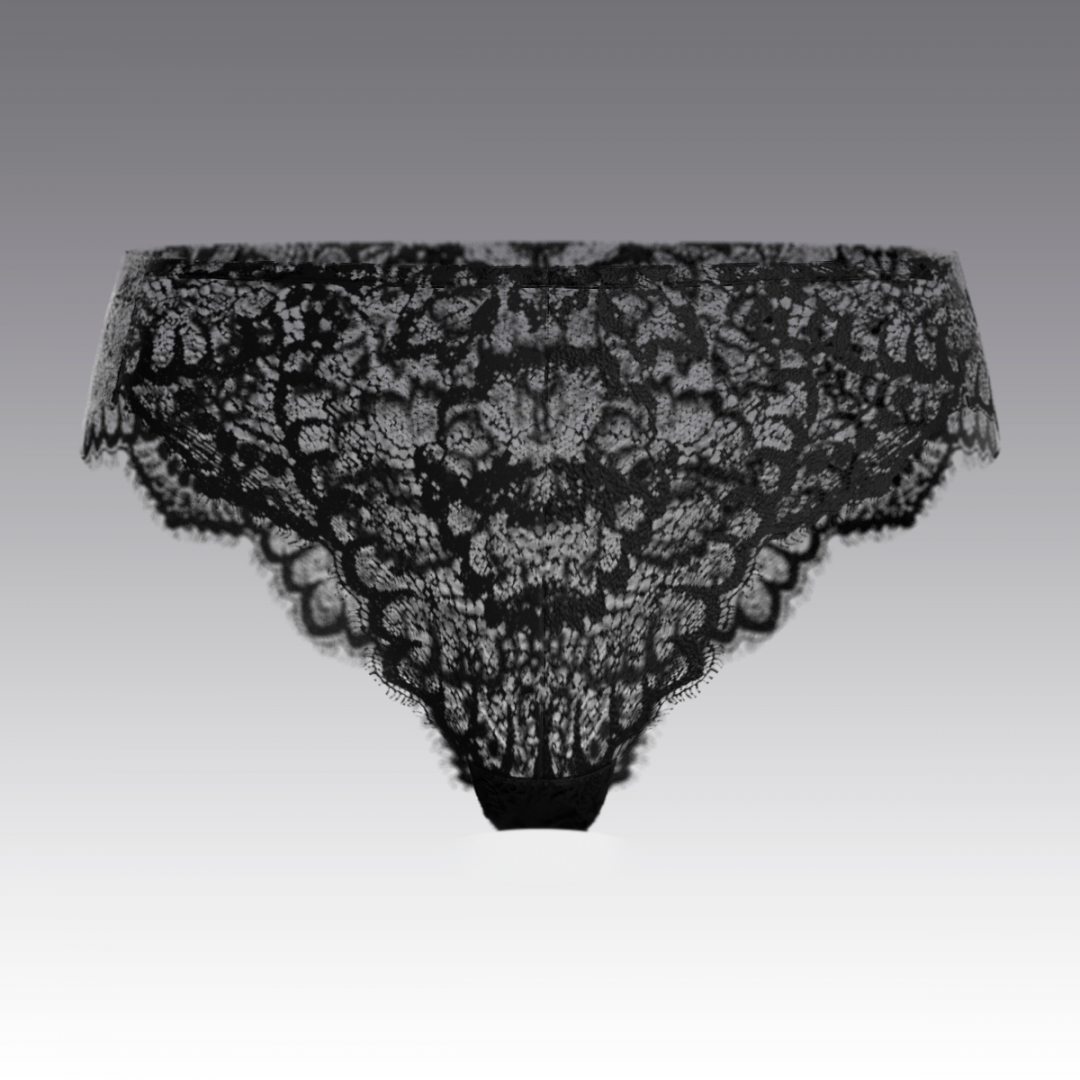 Слипы из кружева Шантильи 4044.23 ARDI черный