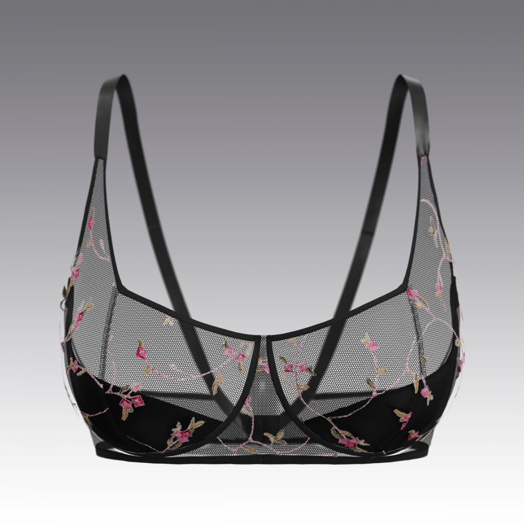 Бюстгальтер из сетки 4015.16 ARDI черный