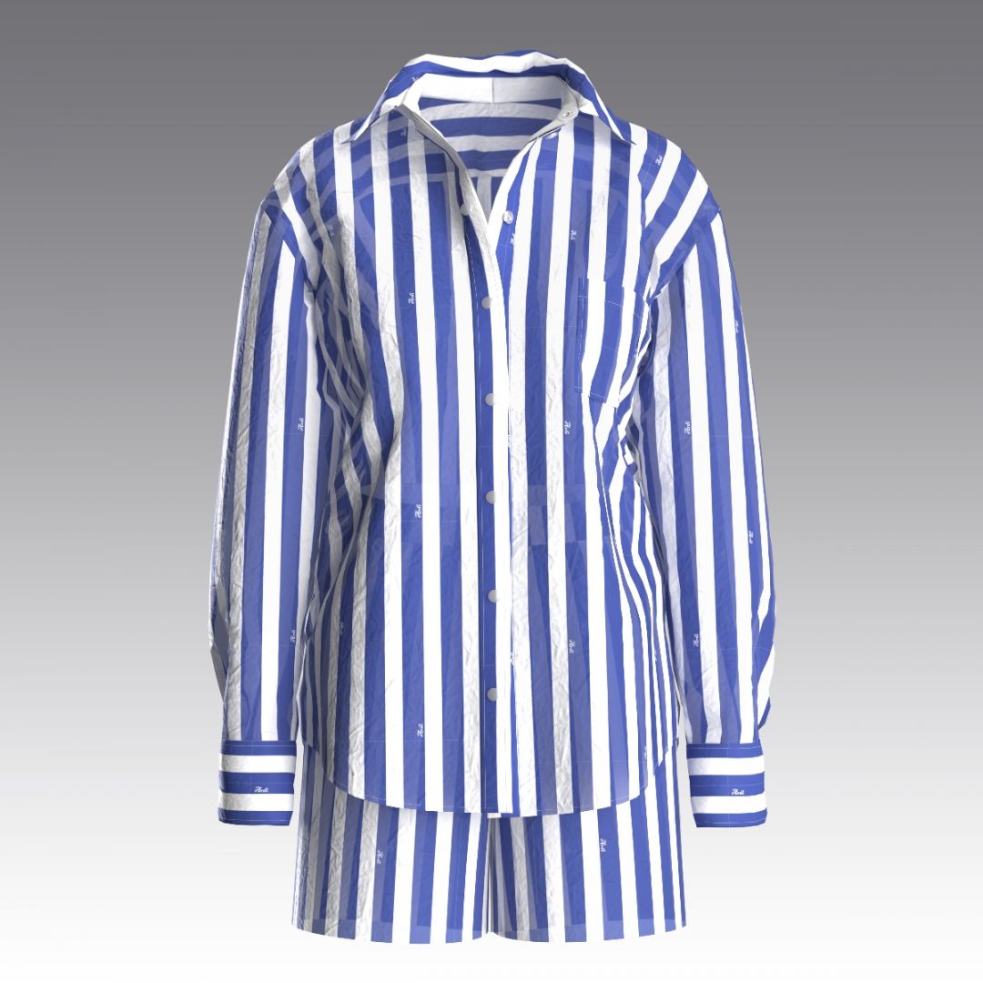 Комплект с шортами из хлопка 3042.54.55 ARDI синий