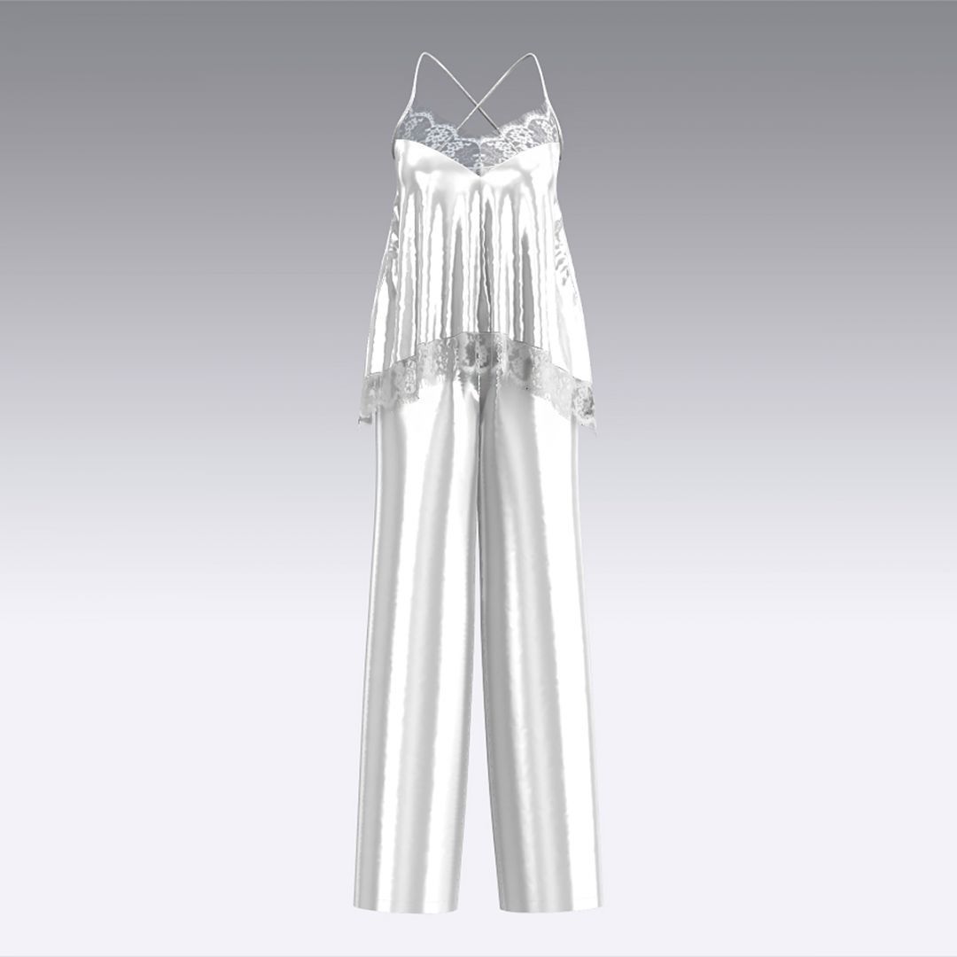 Пижама из шелка 2940.53.57 ARDI молочный