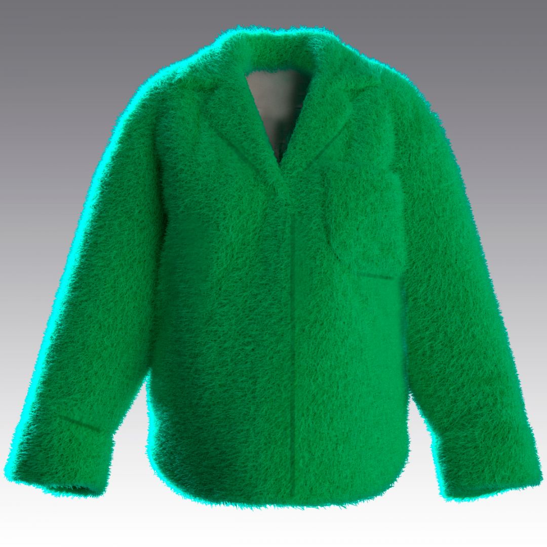 Шуба-рубашка R2906-54 ARDI зеленый