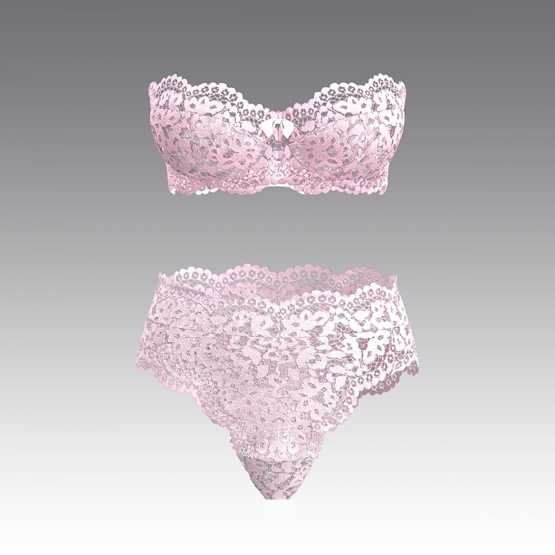Комплект из кружева 2987.18.21 ARDI розовый