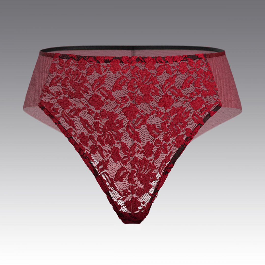 Высокие бразилиано из кружева 2994.21 ARDI красный