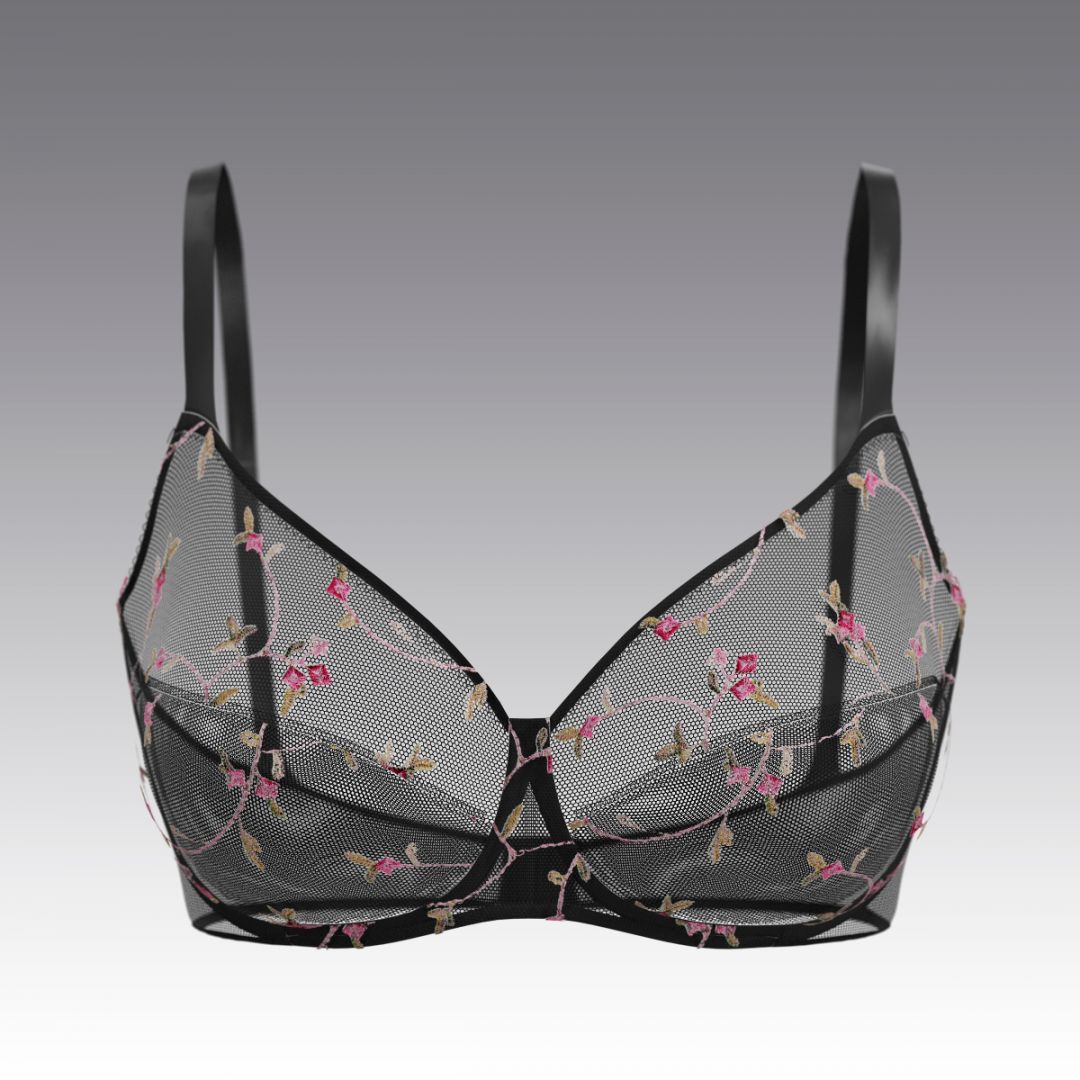 Бюстгальтер из сетки 4015.12 ARDI черный