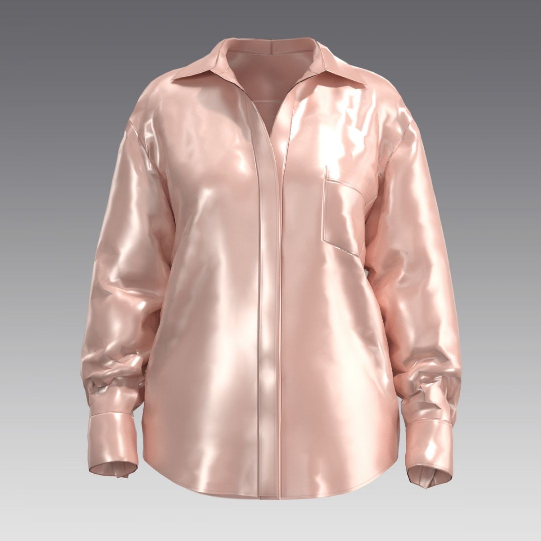 Рубашка из шелка 4068.54 ARDI персиковый