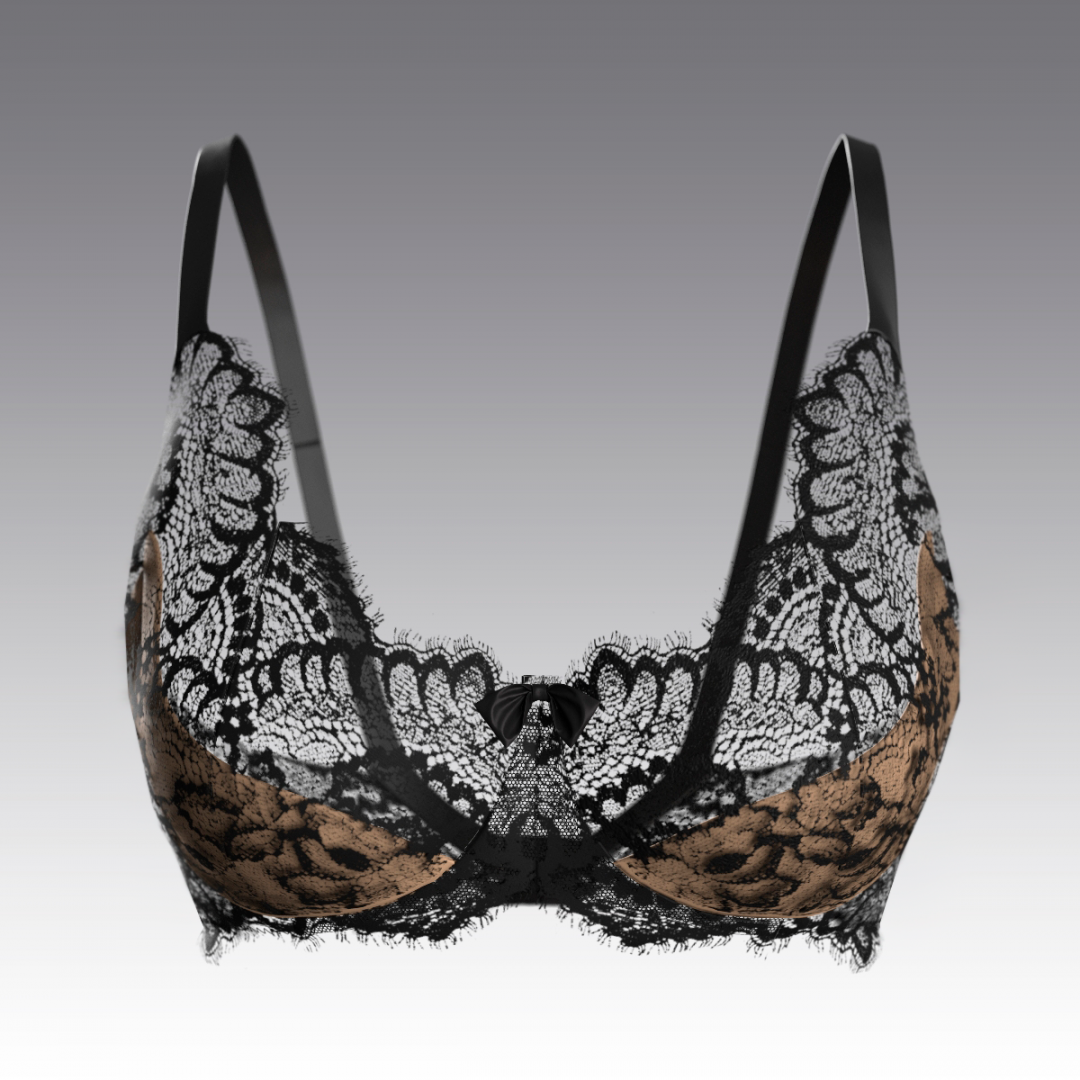 Бюстгальтер из кружева Шантильи 4044.16 ARDI черный