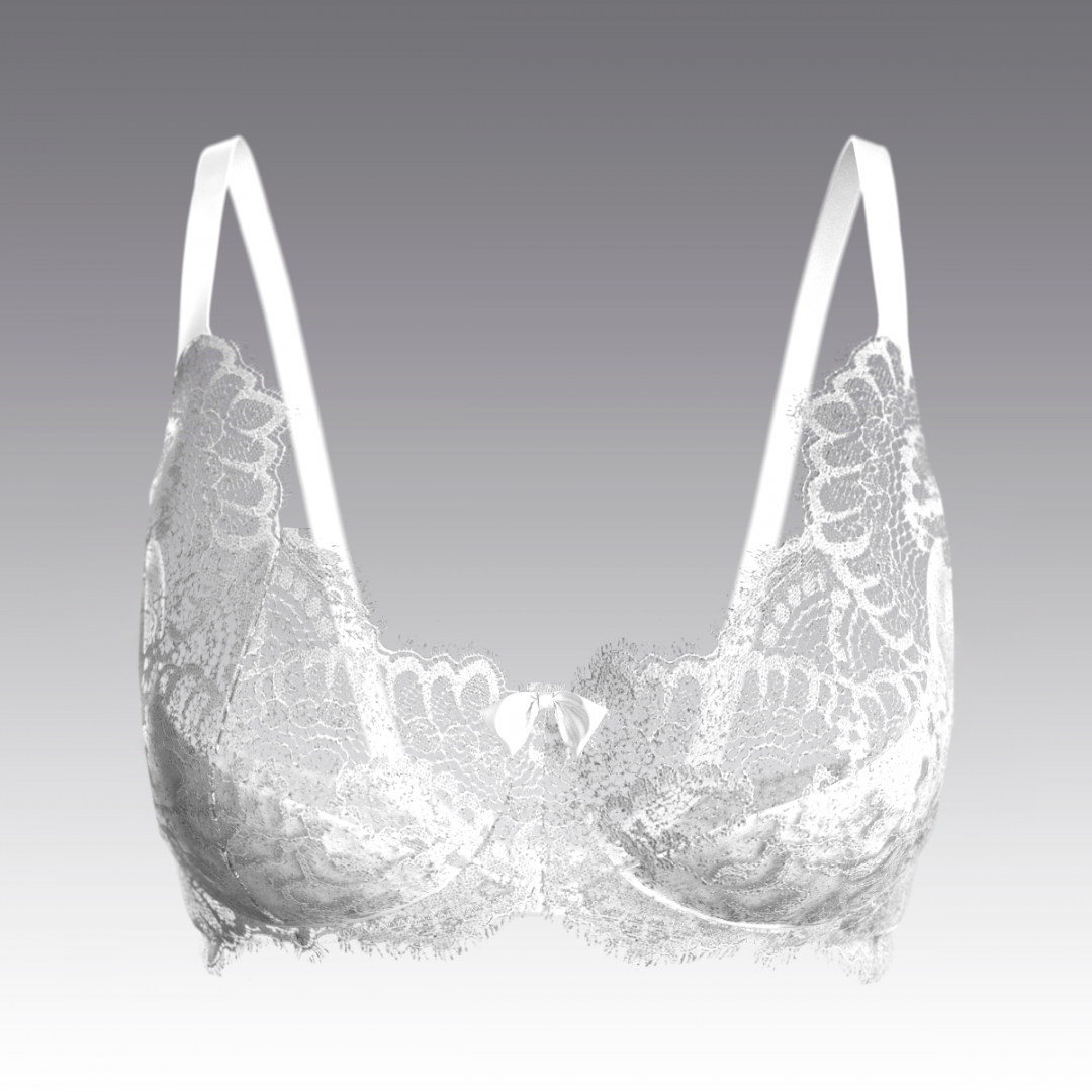 Бюстгальтер из кружева Шантильи 4045.16 ARDI белый