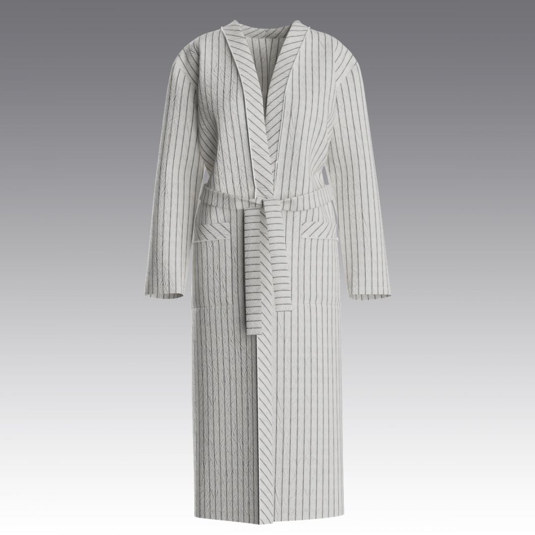 Халат из вареного хлопка 4026.48 ARDI молочный