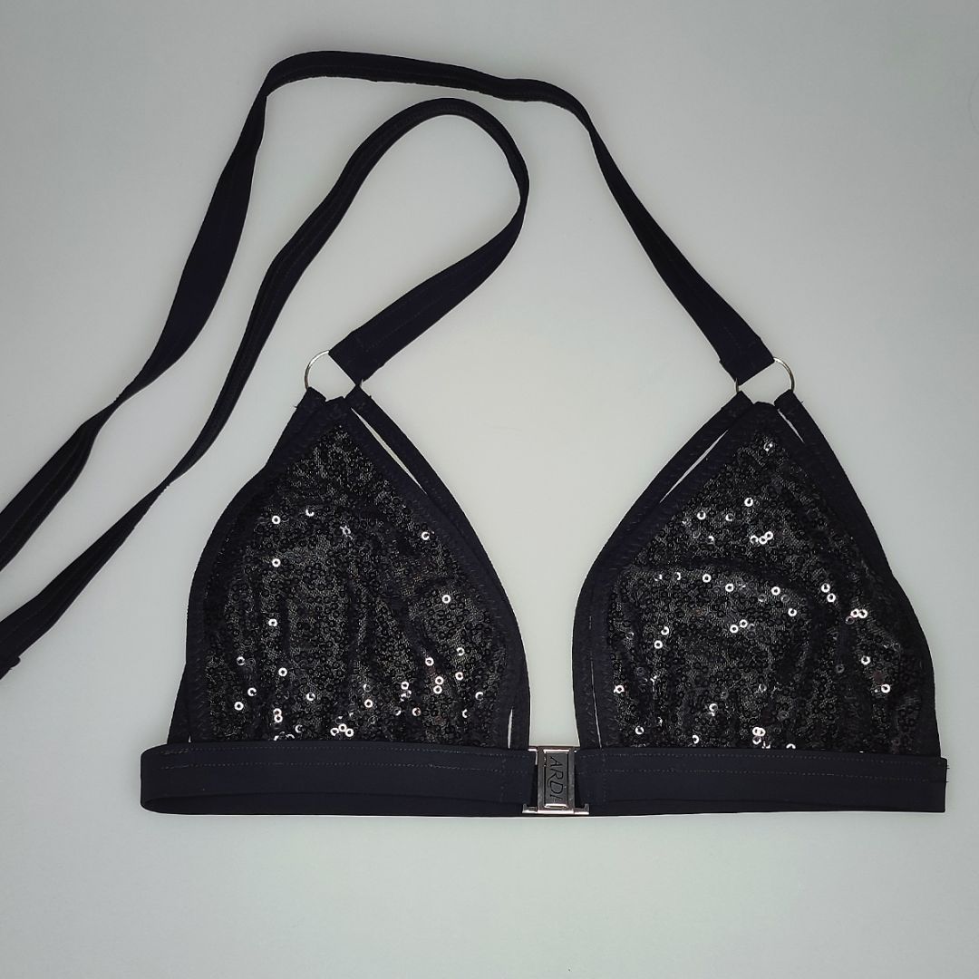 Купальный верх с пайетками 3038.19 ARDI черный