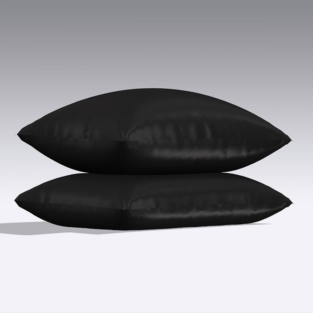 Комплект наволочек шелковых 2шт. 5001.06 ARDI черный