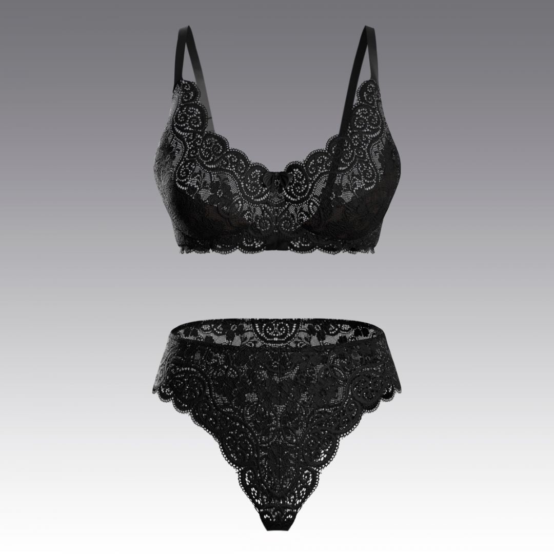 Комплект из кружева 2911.16.21 ARDI черный