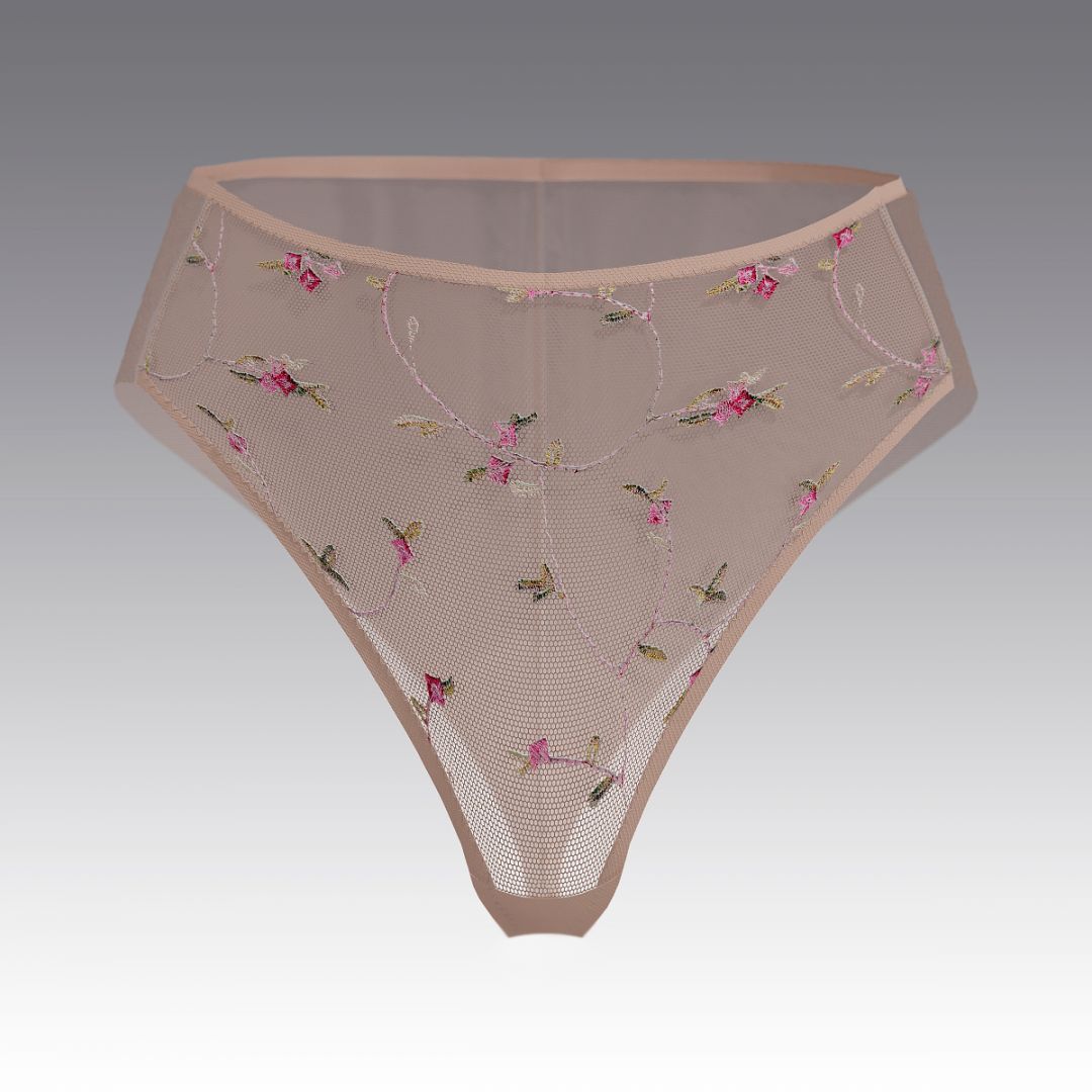 Высокие бразилиано из сетки 4016.21 ARDI пудровый