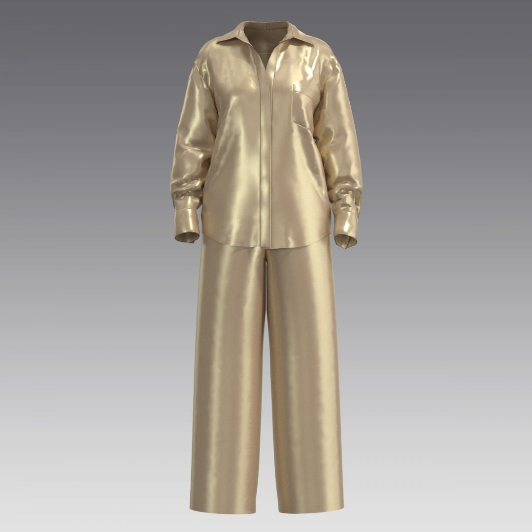 Комплект из шелка 2059.54.58.8 ARDI янтарь