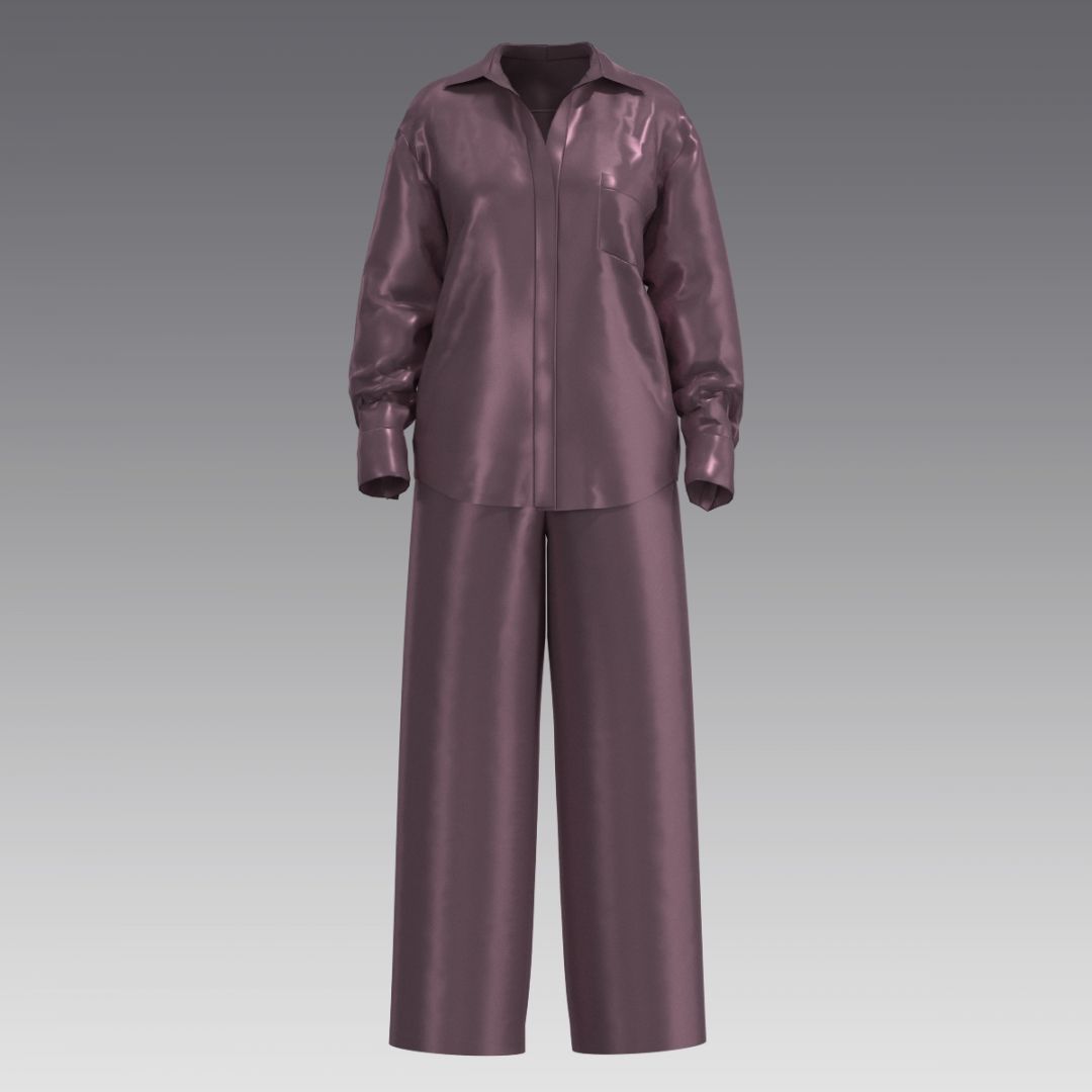 Комплект из шелка 2059.54.58.7 ARDI пион