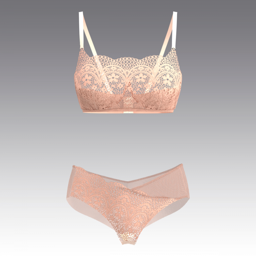 Комплект с холтером из кружева 4013.10.23 ARDI кремовый