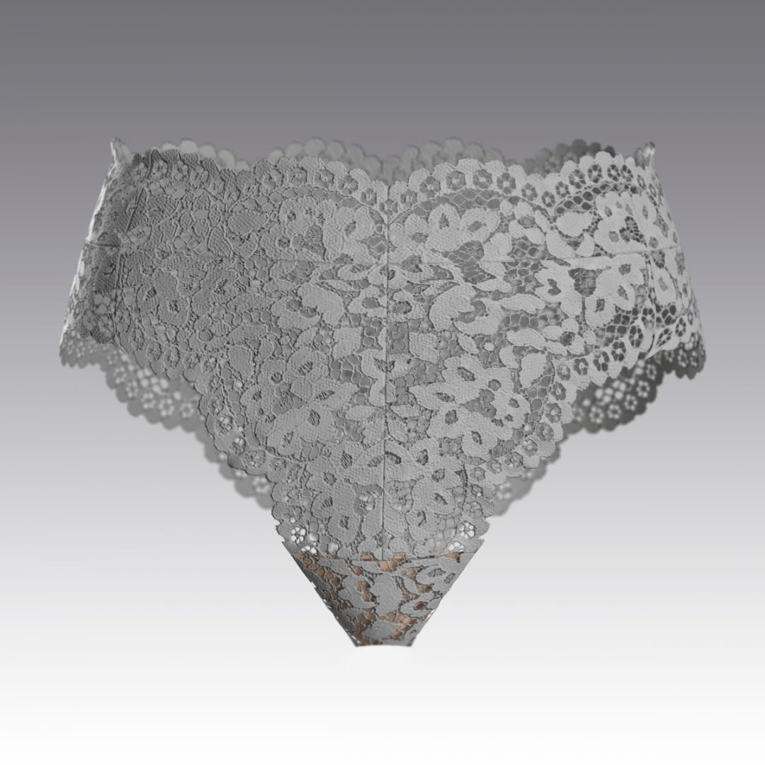 Высокие бразилиано из кружева 4049.21 ARDI серый