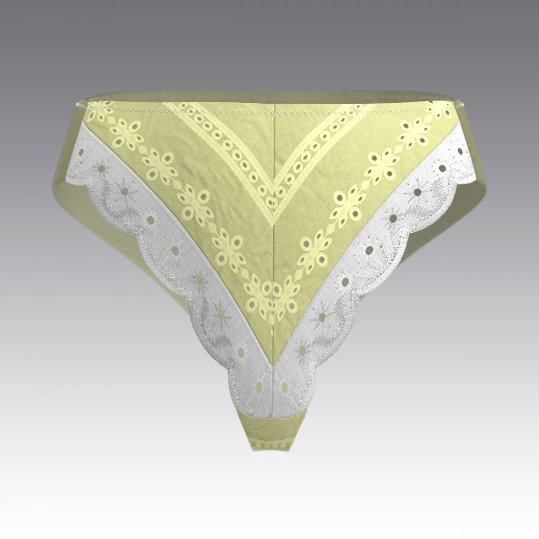 Бразилиано из шитья 2997.21 ARDI желтый