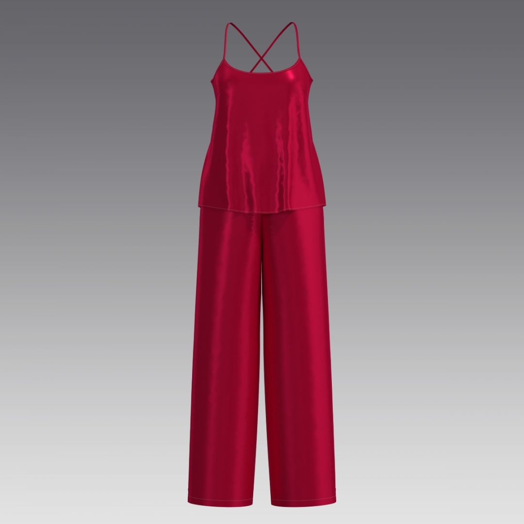 Комплект из шелка 2059.40.58.6 ARDI красный