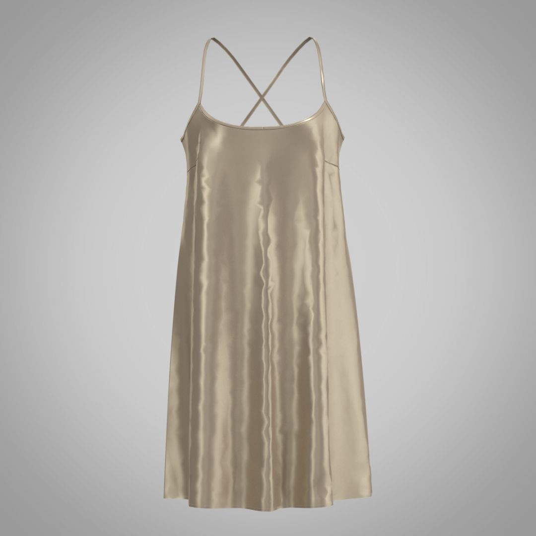 Платье-комбинация из шелка 2059.43.8 ARDI янтарь