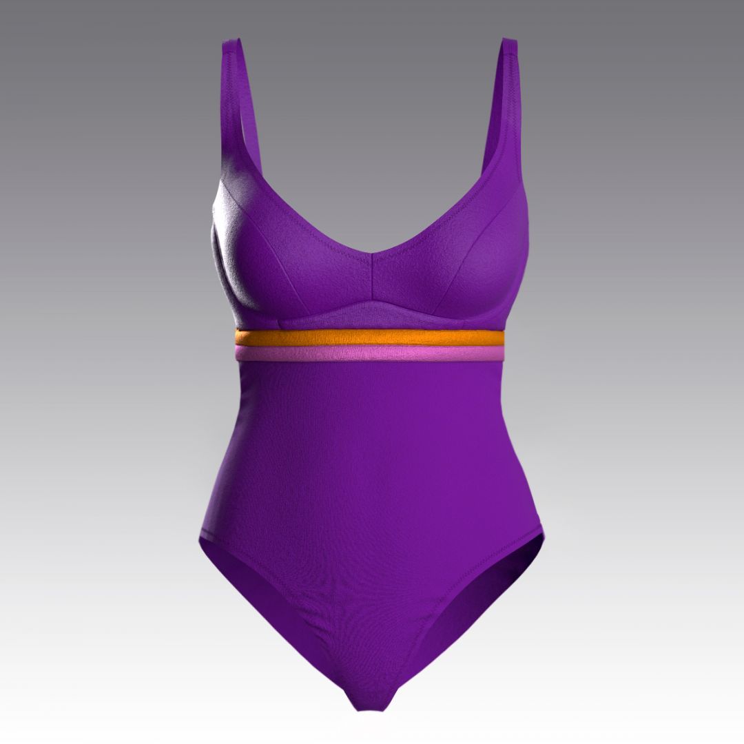 Купальник слитный 3045.71 ARDI фиалковый