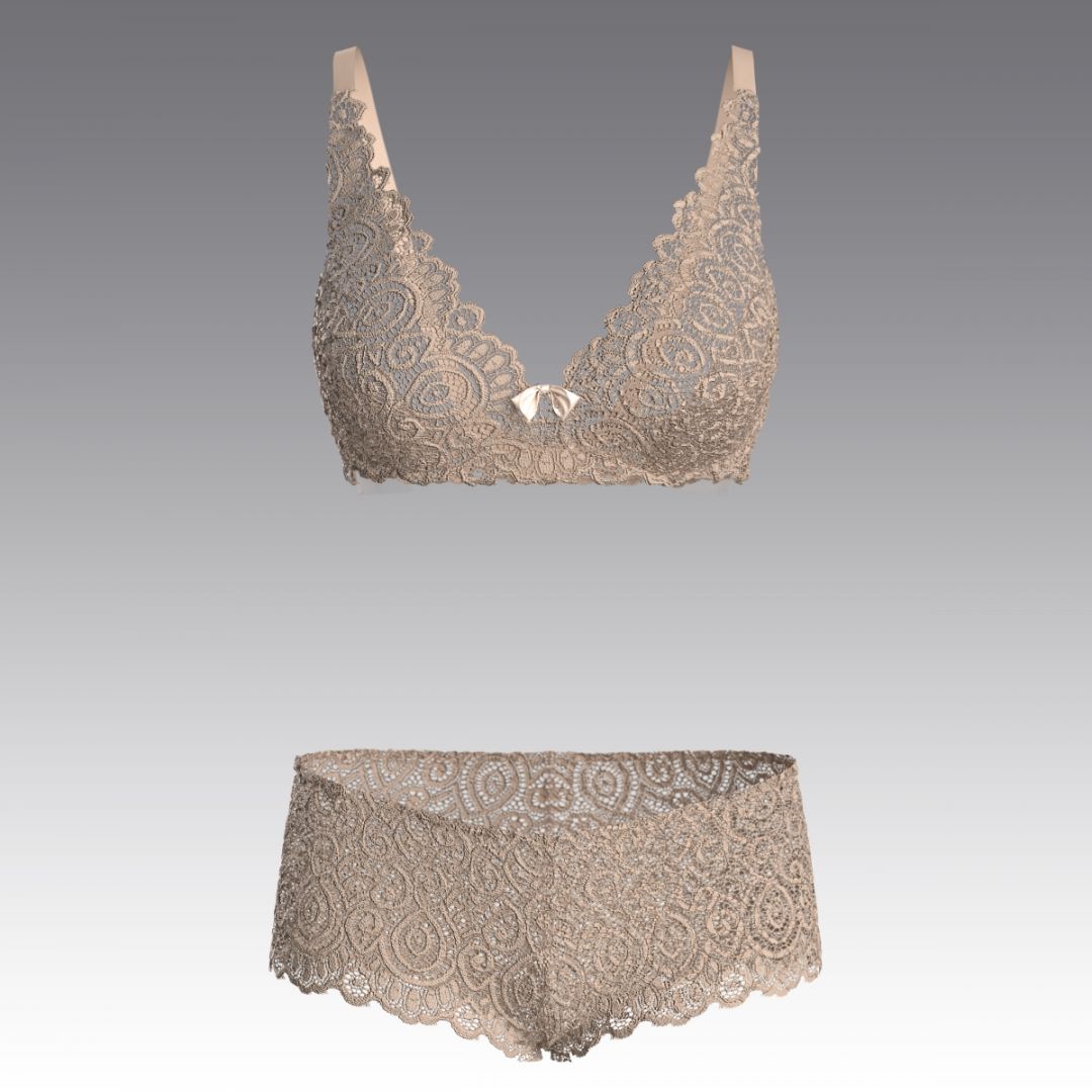 Кружевной комплект без косточек 4023.13.25 ARDI бежевый