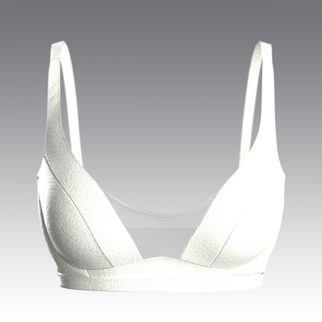 Купальный лиф со вставками из сетки 3051.13 ARDI белый