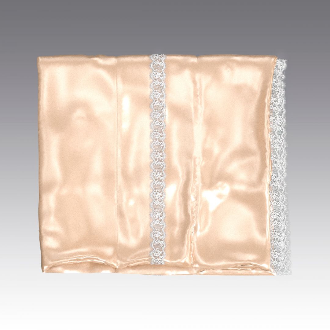 Пододеяльник из шелка с кружевом 5008.07 ARDI янтарь