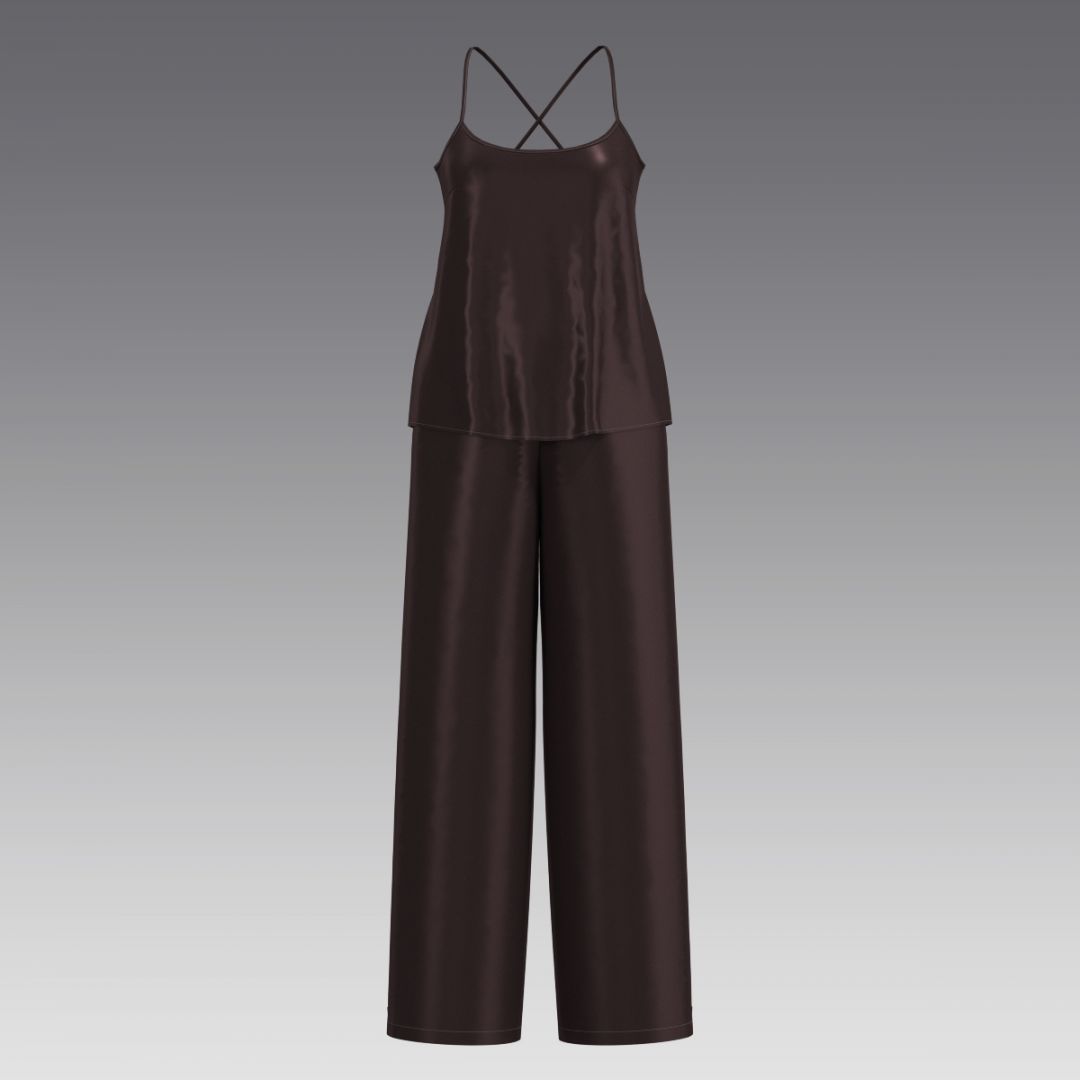 Комплект из шелка 2059.40.58.4 ARDI шоколадный