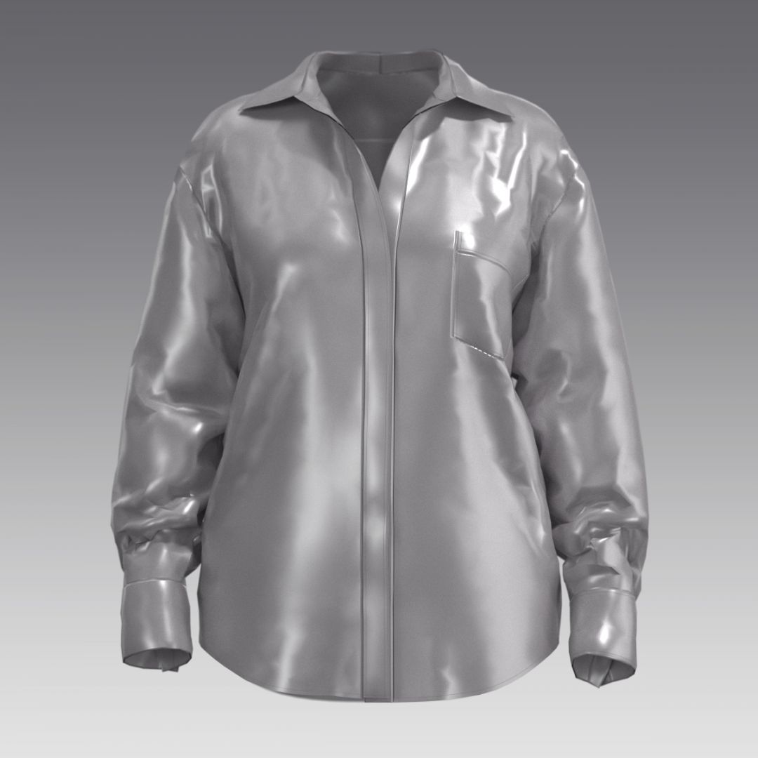 Рубашка из шелка 2059.54.1 ARDI стальной