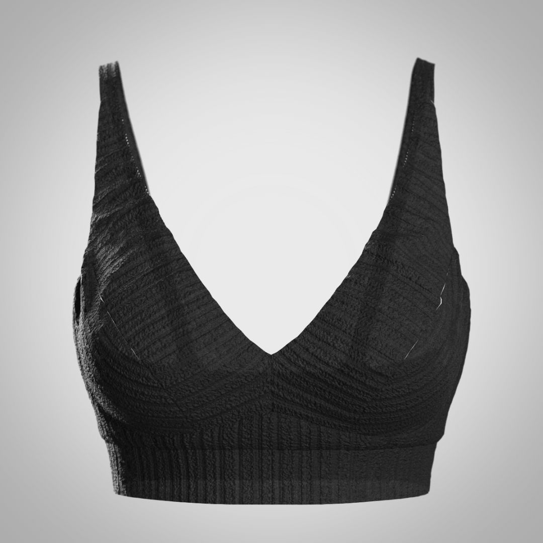 Топ из трикотажа в рубчик 2937.13 ARDI черный