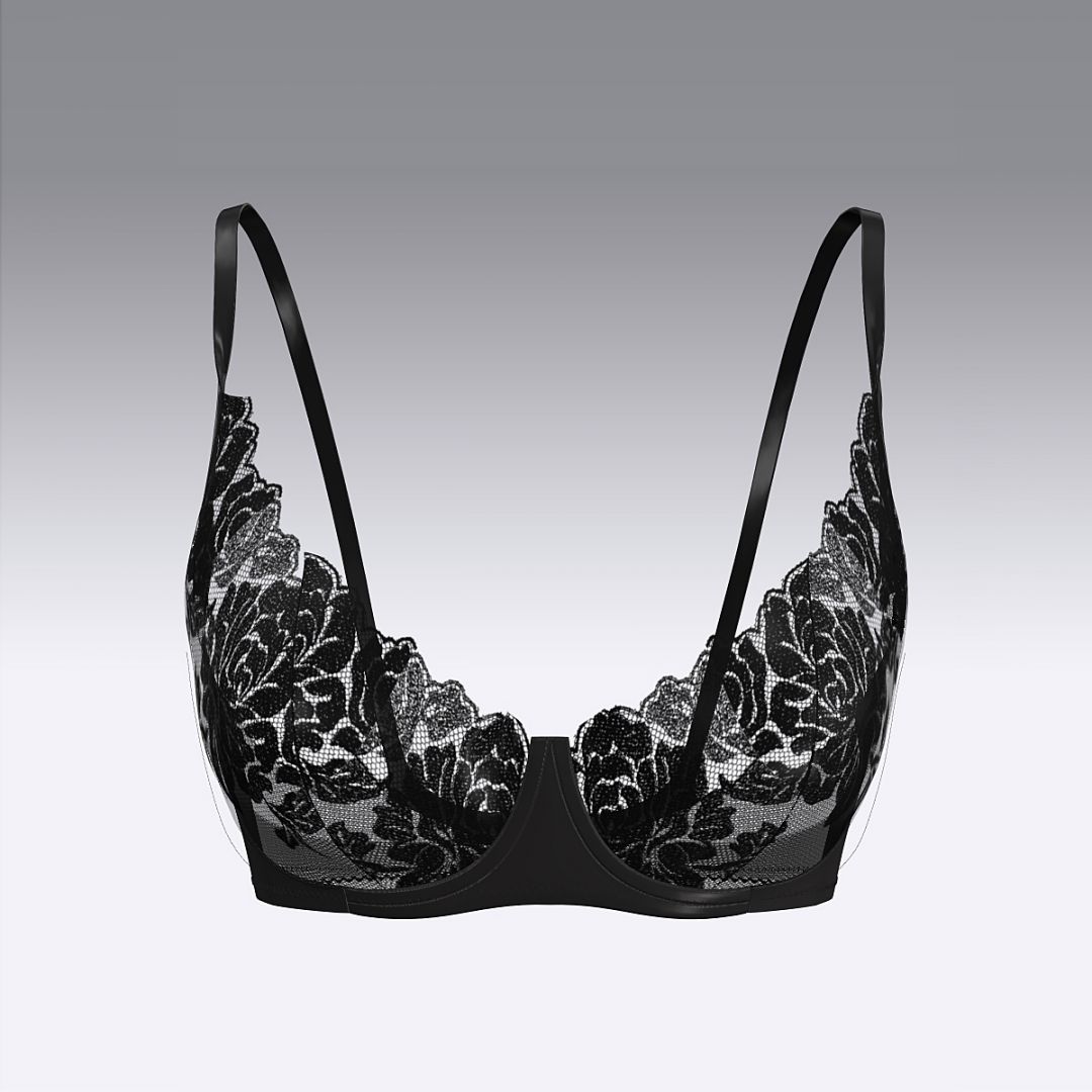 Бюстгальтер из кружева 2926.16 ARDI черный