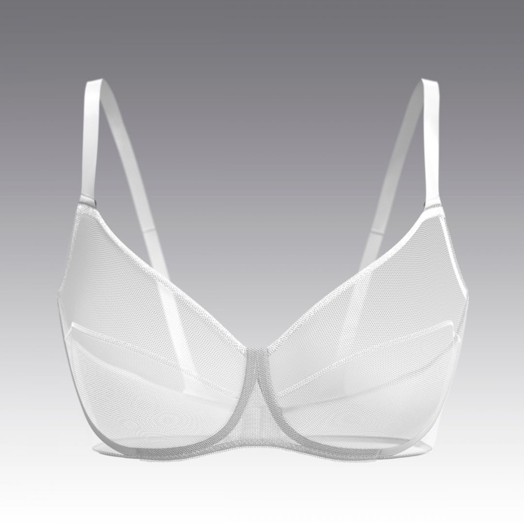 Бюстгальтер из сетки 4008.12 ARDI белый