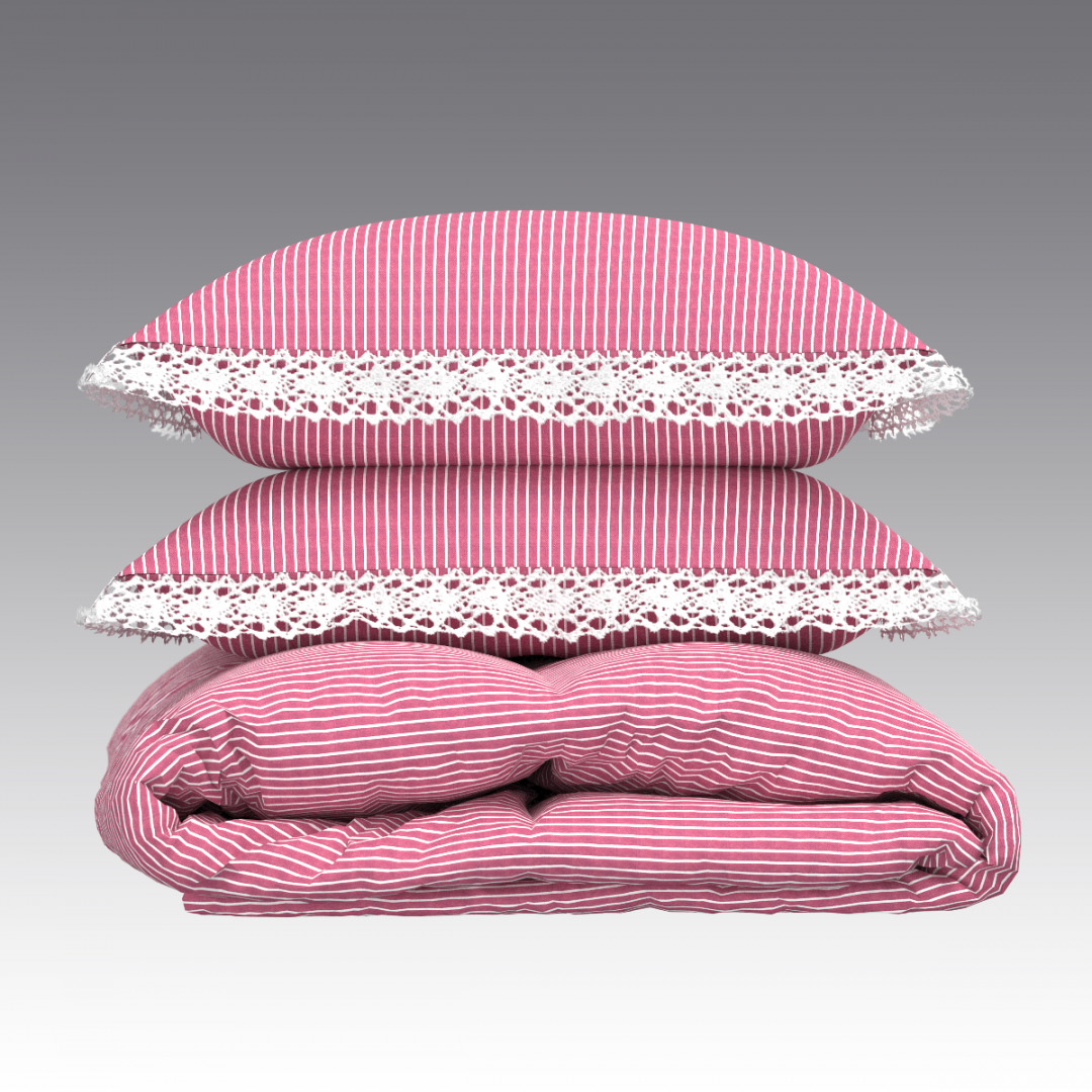 Комплект белья Stone Washed 4087.01 ARDI гранатовый