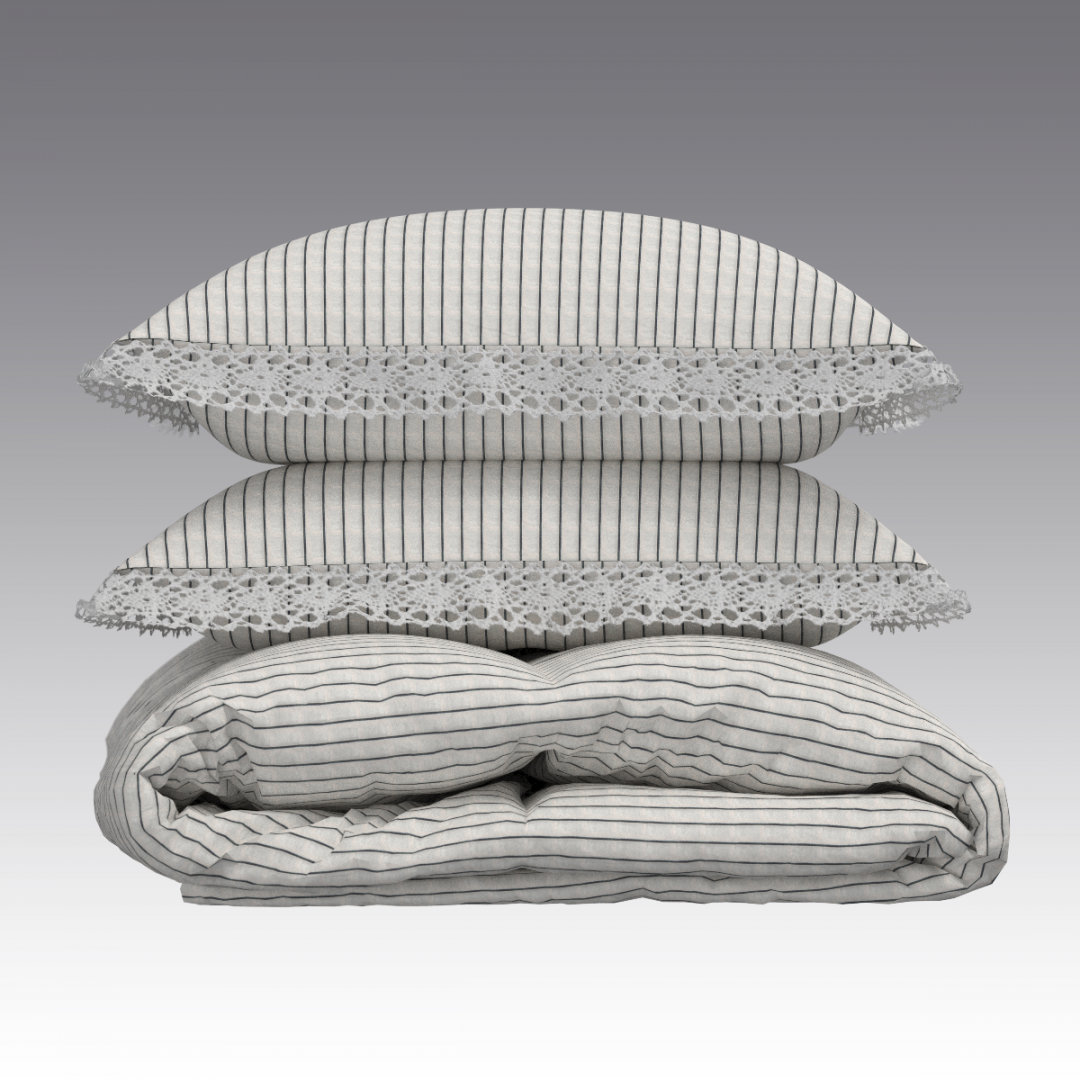 Комплект белья Stone Washed 4026.01 ARDI молочный